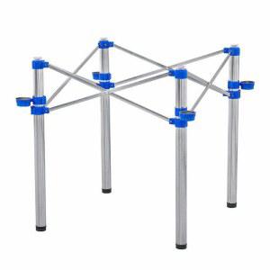 석고받침대 접이식 작업대 거미다리 프레임 스테인레스 스틸 보조 석고보드 테이블 빨간 목재