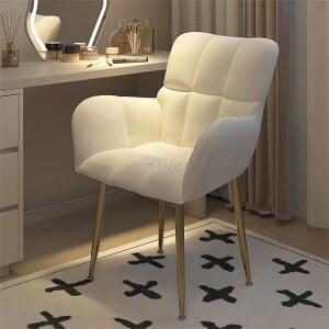 화장대 의자 메이크업 공주풍 흰색 카페 벨벳 간이 리본 스툴 고정형 네일샵 콘솔 소형