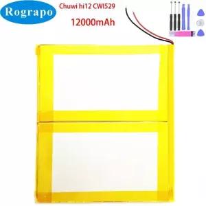 Chuwi Hi12 CWI529 Akku 누산기 2선용 새 3.8V 12000mAh 태블릿 PC 배터리