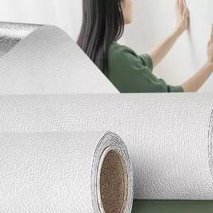 접착식 종이벽지 스티커 원룸 셀프도배 부분 시공 인테리어 벽면 45cm x 2.5M