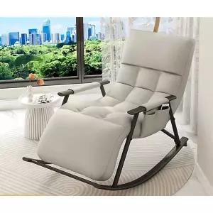 1인 안락 의자 흔들의자 스윙 리클라이너 독서 침대형