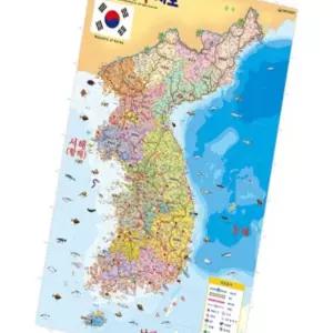 대한민국지도 벽보 1개입 지역정보 지역문화 학원