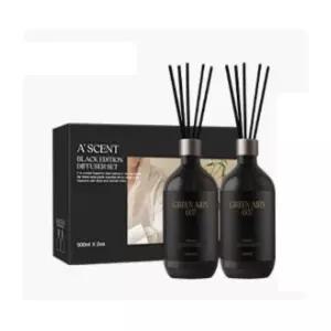 [1+1] 블랙 에디션 디퓨저 500ml 딥체리 2P 추천 사무실 학교 병원 매장 실내 생일 방향제 디퓨저 선물세트