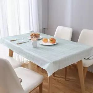 (137x180) 사각 체크 테이블보 방수식탁보 캠핑식탁보 홈파티 집들이