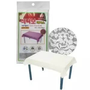 ( )일회용 식탁보 방수 레이스 테이블보 커버 덮개 1매 탁자 매대보 김장