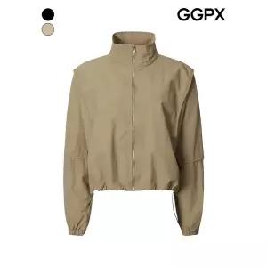 [GGPX]베이직 하이넥 스트링 점퍼 (GQ2JP002B)