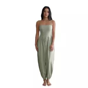 요가점프수트 민소매 필라테스 피트니스 요가복 여성용 여름 여자 팬츠 바디수트