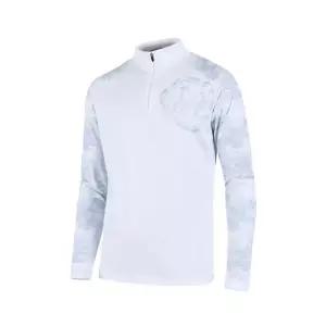 아티누스 [AT-555W] 고밀도 냉감 밀리터리 집업 티셔츠(화이트)