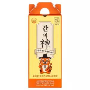 강한방 간의신 호랑이 숙취해소제 10p 30g 1개 선물 스승의 날 결혼식 가정의 달 답례품 돌잔치