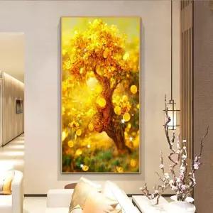 보석십자수 황금 복 인테리어 특대형 초대형 재물 금전수