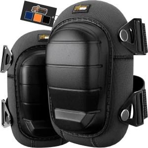 고릴라 그립 편안한 젤 안전 무릎 패드 세트 작업용 조절 가능한 헤비 듀티 보호대 미끄럼 방지 패스너