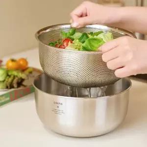 [이푸른]한국도자기리빙 리한 본 스텐 304 믹싱볼 21cm