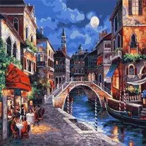 아이윙스 피포페인팅 Z082 베네치아의 액자 어느카페-WD1ADB4