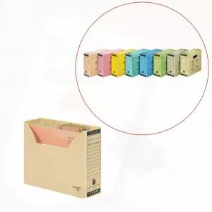 사무실 책상 화일박스 종이 스탠드 세로 정리 수납 서류함 50p