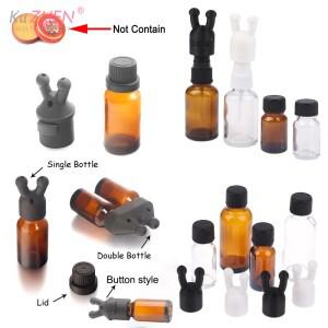 15ml 누출 방지  에센셜 오일 흡입기 병 미니 소형 및 향수 디스펜서