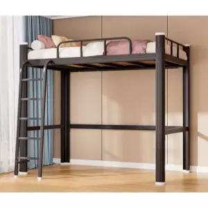 벙커침대 베드 게스트하우스 철제 2층 A. 경제형 1mm 블랙 원목 900mmx2000mm