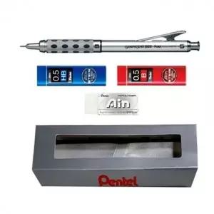 펜텔 그라프기어 샤프 0.5mm+샤프심+지우개 PG1015