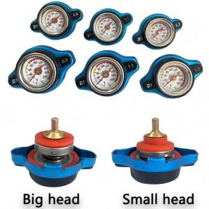 자동차 및 바이크 오토바이용 온도계가  라디에이터 캡 탱크 커버 소형 대형 옵션 0.9Bar 1.1Bar
