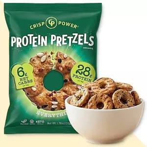 크리스프파워 프로틴 프레첼 에브리띵 단백질 과자 스낵 50g