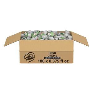 네슬레 통(180팩) 무유, 싱글, 0.375온스 크리머 아이리쉬 크리머, 커피 메이트 액상 냉장 없음, 크림, 농축