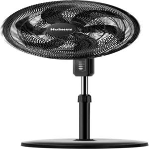 홈즈 빅 브리즈 16인치 스탠드 선풍기 강력한 공기 흐름 80° 진동 3단 속도 6단 블레이드 조절 가능한