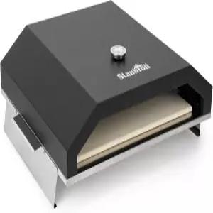 블랙스톤 36인치 그리들 조리 스테이션용 스탠브로일 피자 오븐 측면 패널과 온도 게이지가 있는 야외