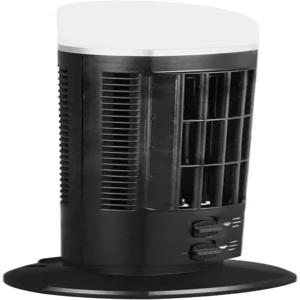 홈 침실 사무실용 조명이 있는 JAOCDOEN 블레이드리스 타워 선풍기 90도 진동 조용한 휴대용 USB 책상