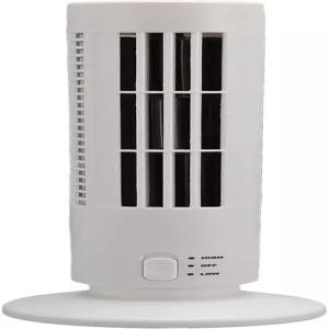 요이데수 타워 선풍기 LED 블레이드리스 침실용 책상용 작은 조용한 사무실 전기 여름 일일 사용 (흰색)