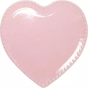 패리스 힐튼 하트 케이크 접시 디저트 페이스트리 및 간식용 세라믹 서빙 파티 홀리데이 홈 데코용 내구성