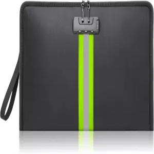 잠금 장치가 있는 NINICH 방화 문서 가방 현금용 비침착 실리콘 코팅 돈 A4 법적 여권 보석 및 태블릿용