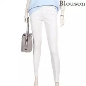 [하프클럽/블루종]절개 핀턱 스키니 밴딩팬츠_B1903PT033A