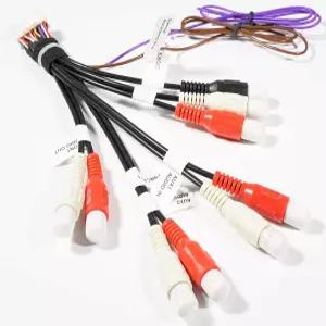 Xtenzi RCA 코드 어셈블리 하네스 자동차 오디오 비디오 소니 XAV602BT XAV712HD XAV601BT XAV701HD