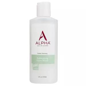 알파 스킨 케어 레시 페이스 워시 순한 비누 없는 포뮬러 시트르산 AHA 세정 정화 톤 앤 리스토어 pH 모든