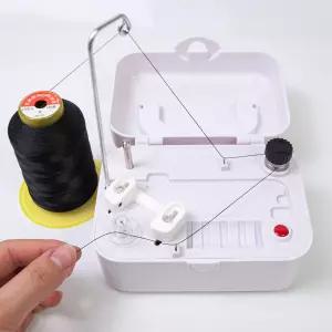 소형 보빈 와인더 밑실감는 미싱 도구 자동실감기 기계 얀와인더 뜨개실 가정용