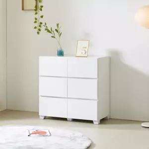 속옷 물건정리 많이들어가는 3단 6칸 서랍장 이사 신혼집 화장대겸용