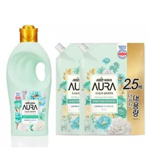 샤프란 아우라 초고농축 섬유유연제 섬유유연제 스모키머스크 5.5L 2개