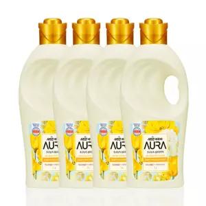 샤프란 아우라 섬유유연제 미드나잇골드 1L 4개