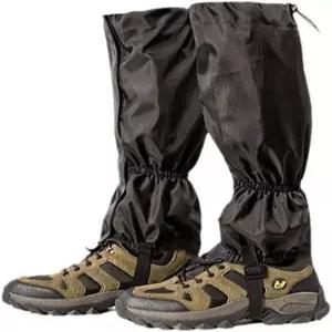 하이킹 워킹 백패킹을 위한 젬소야 레그 게이터 방풍 방수 스노우 샌드 조절 가능한 부츠