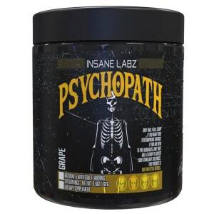 파낙스 인삼, 로 라, 레드 세이지 루트 & 라우울피아가 함유된 사이코패스, 고자극제, 정신력, 집중력 및 지구력 프리워크아웃 파우더 (30, 포도)