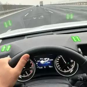 차량 운전 보조 대시보드 부착 야광 반사 스티커 주행 안전 거리 감각 훈련 초보