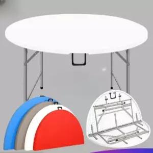 휴대용 원형테이블 접이식 폴딩 간이식탁 원탁 알루미늄 좌식 입식 캠핑 라운드
