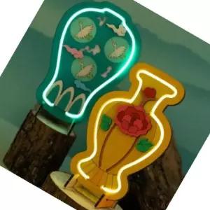 네온사인 액자 만들기 유물 키트 무드등 조명 DIY 전통