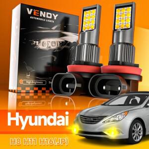 2개 LED 안개등 블브 H8 램프 캔버스 현대 소나타 산타페 투싼 - 아제라 제네시스 쿠페 에쿠스 코나 -용