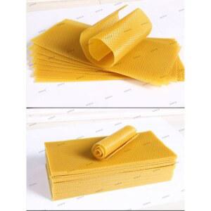 밀랍시트 양초 공예용 공예 파운데이션 35장 캔들 양초딥 박스 밀납 시트 향초