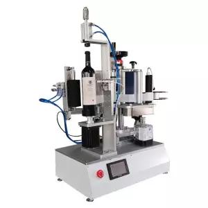 자동 라벨기 양면 업소용 사각병 평면 스티커 부착기