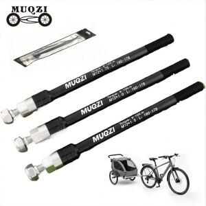 MUQZI 자전거 스루 액슬 트레일러 히치 어댑터 M12x1.01.51.75 나사 피치 160-178mm