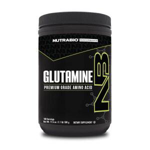 뉴트라바이오 퓨어 L-글루타민 파우더, 100인분 보충제, 아미노산, 등급, 글루타미나, 첨가제, 필러 또는 부형제 전혀 사용하지 않음, 근육 보충제 - (500그램)