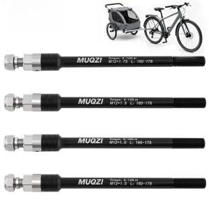 자전거 스루 액슬 어댑터 M12 P1.0 나사산 160-178mm 트레일러  화물 실내 트레이너용