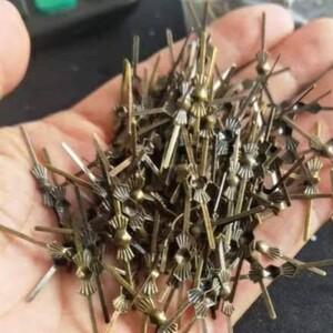 Arrvied L33 나비 버클클립 청동색 구리 금속 후크 크리스탈 공펜던트 커넥터 보석