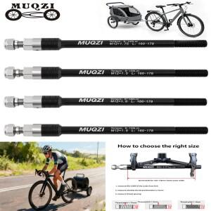 MUQZI 자전거 트레일러 쓰루 액슬  카고 M12 P1.01.251.51.75 퀵 릴리즈 160-178mm